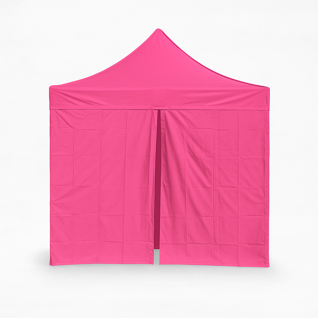 Eight shirts arranged on table in black, olive, grey, blue, white, red, mustard, and green.