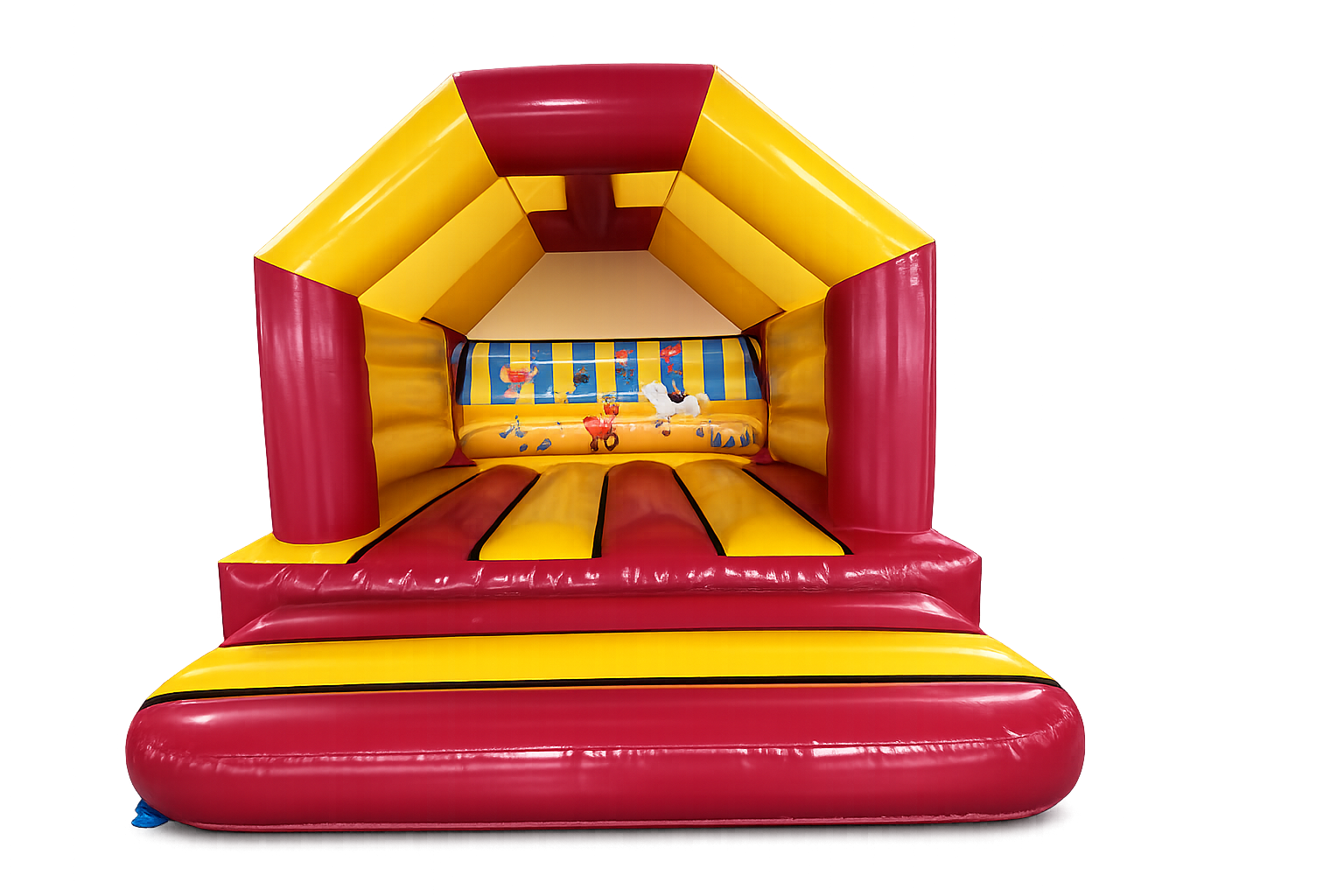 Eight shirts arranged on table in black, olive, grey, blue, white, red, mustard, and green.